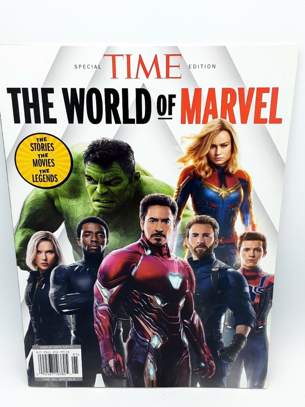 Special TIME Edition The World of Marvel 2019 Magazine Stan Lee, Iron Man, Etc